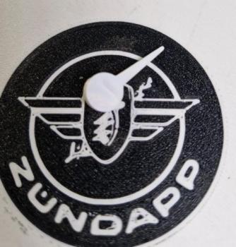 Zündapp Tachonadel – weiß passend für 48 mm und 60 mm Tachos u.a. Typ 517 / 529 / 515